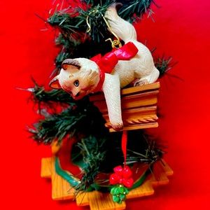 Mischievous Kitten Hallmark Ornament